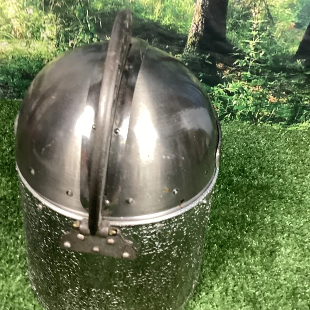 Vintage Medieval Camelot Knight Helmet Ice Bucket